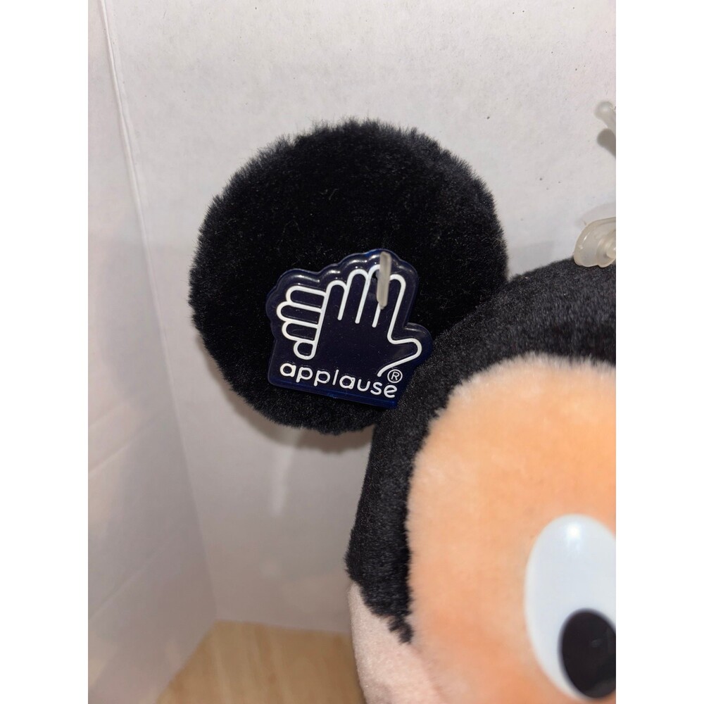 Vintage 1990s Mickey Mouse Applause plush 12 inch Classic Mickey - Picture 6 of 8